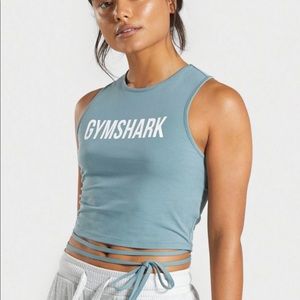 GYMSHARK WOMENS RIBBON CROP TOP